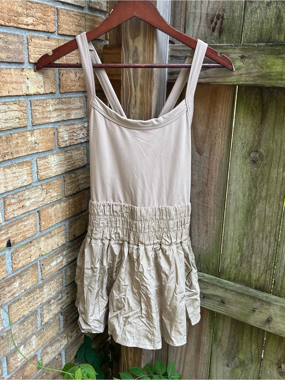 free people movement dress FP by | Dresses | Fp Movement By Free People Beige Active W Shorts Outfit What to Wear to Size:size 16 while the built vock